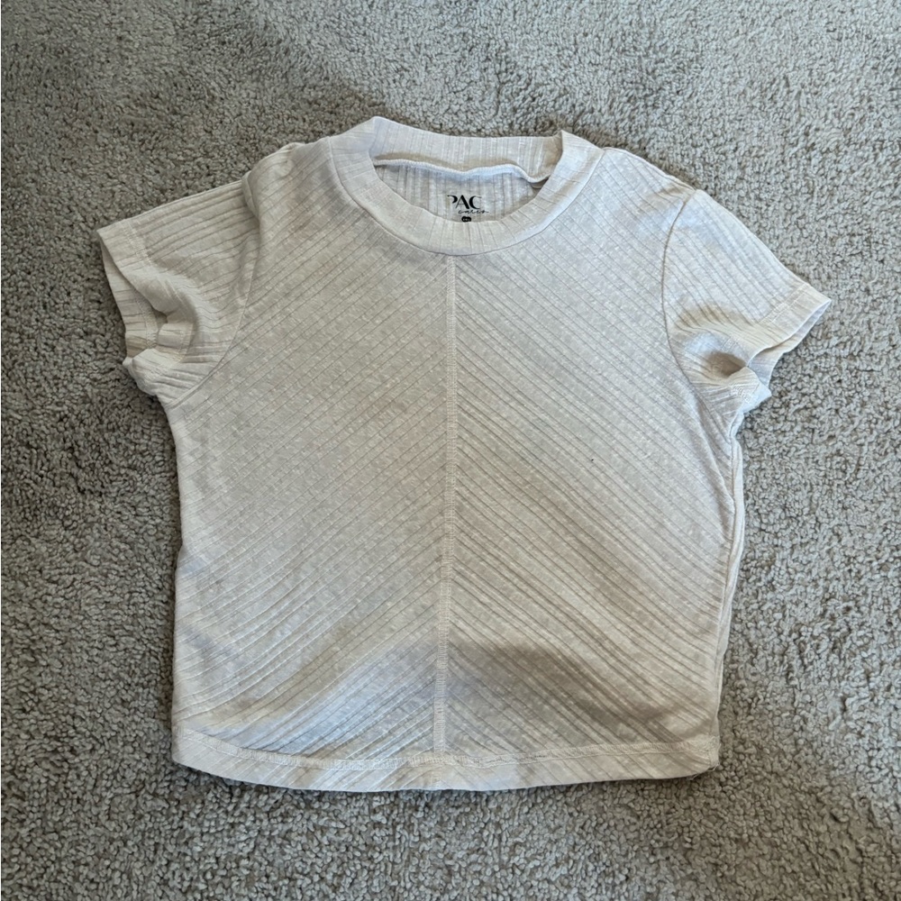 robbed white tee shirt